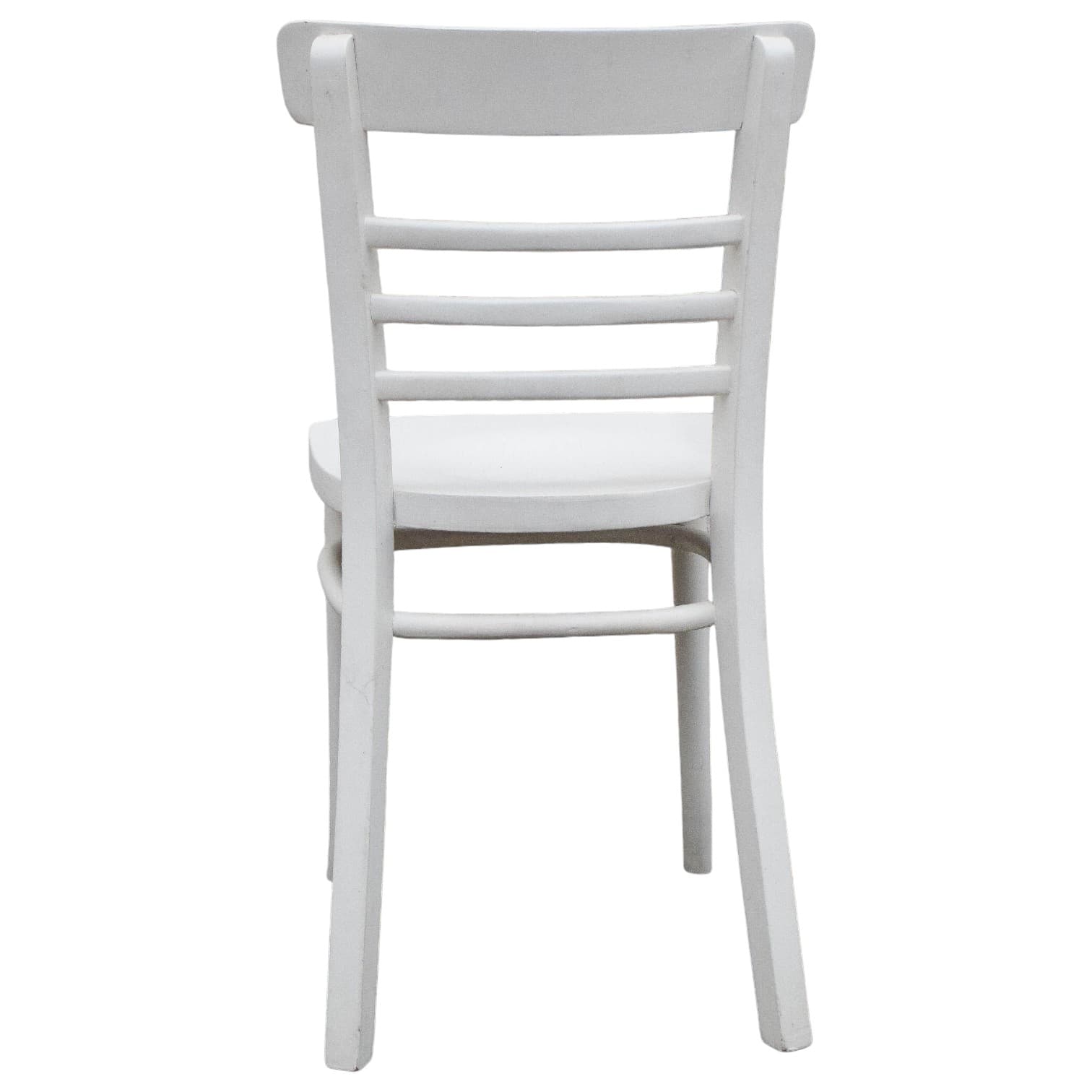 Krzesło, biały, drewno, lata 60. - 185386