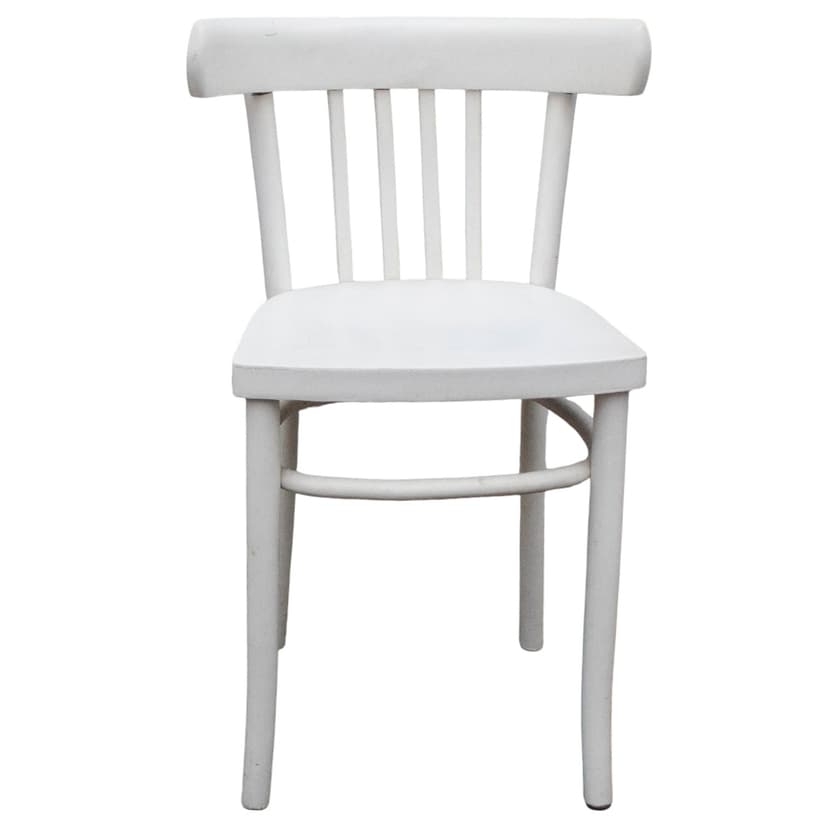 Krzesło, białe, drewno