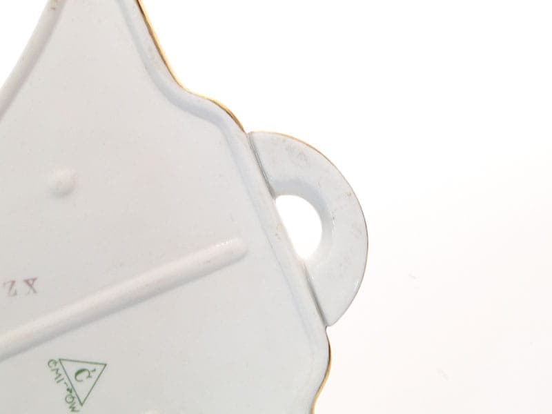 Wazon ścienny Art déco, porcelana multikolor, Ćmielów, Polska, lata 30. - 185404