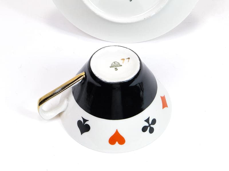 Filiżanka "The Cards" Chodzież l. 60. - 185578