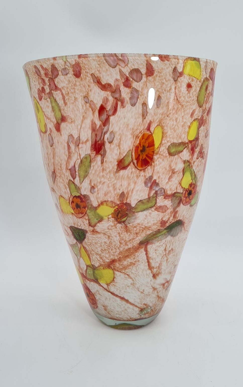 Duży wazon ze szkła artystycznego „confetti” | styl Murano | lata 60–90 | 34 cm - 185843