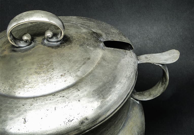 Misa na poncz, Art Deco, mosiądz srebrzony, Niemcy, lata 30. - 185946