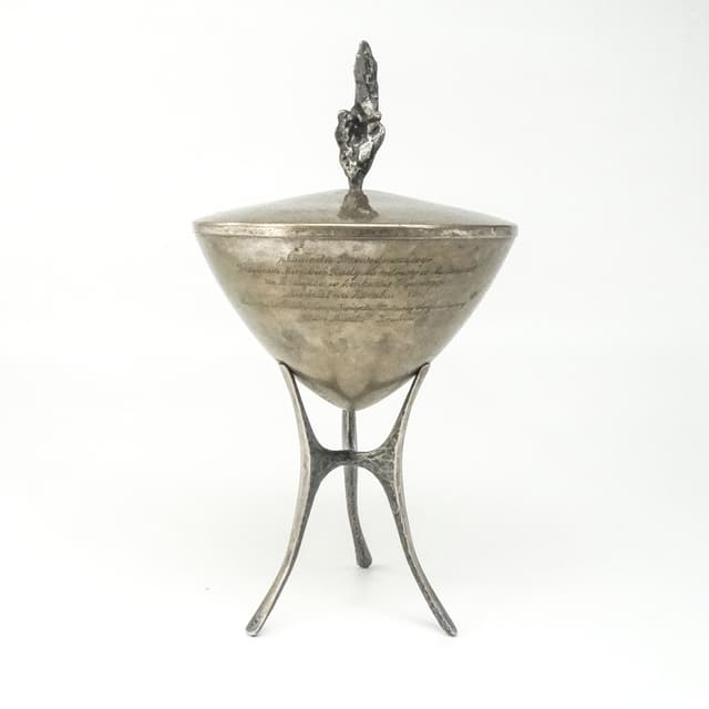 Puchar modernizm, mosiądz, Polska, lata 60. - WYMIARY