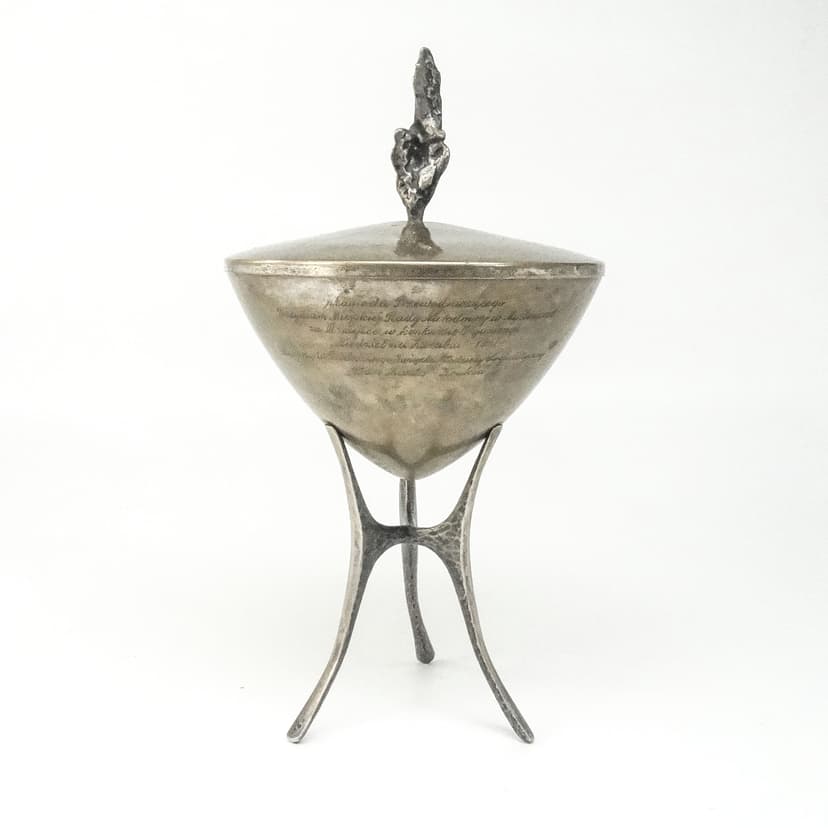 Puchar modernizm, mosiądz, Polska, lata 60.