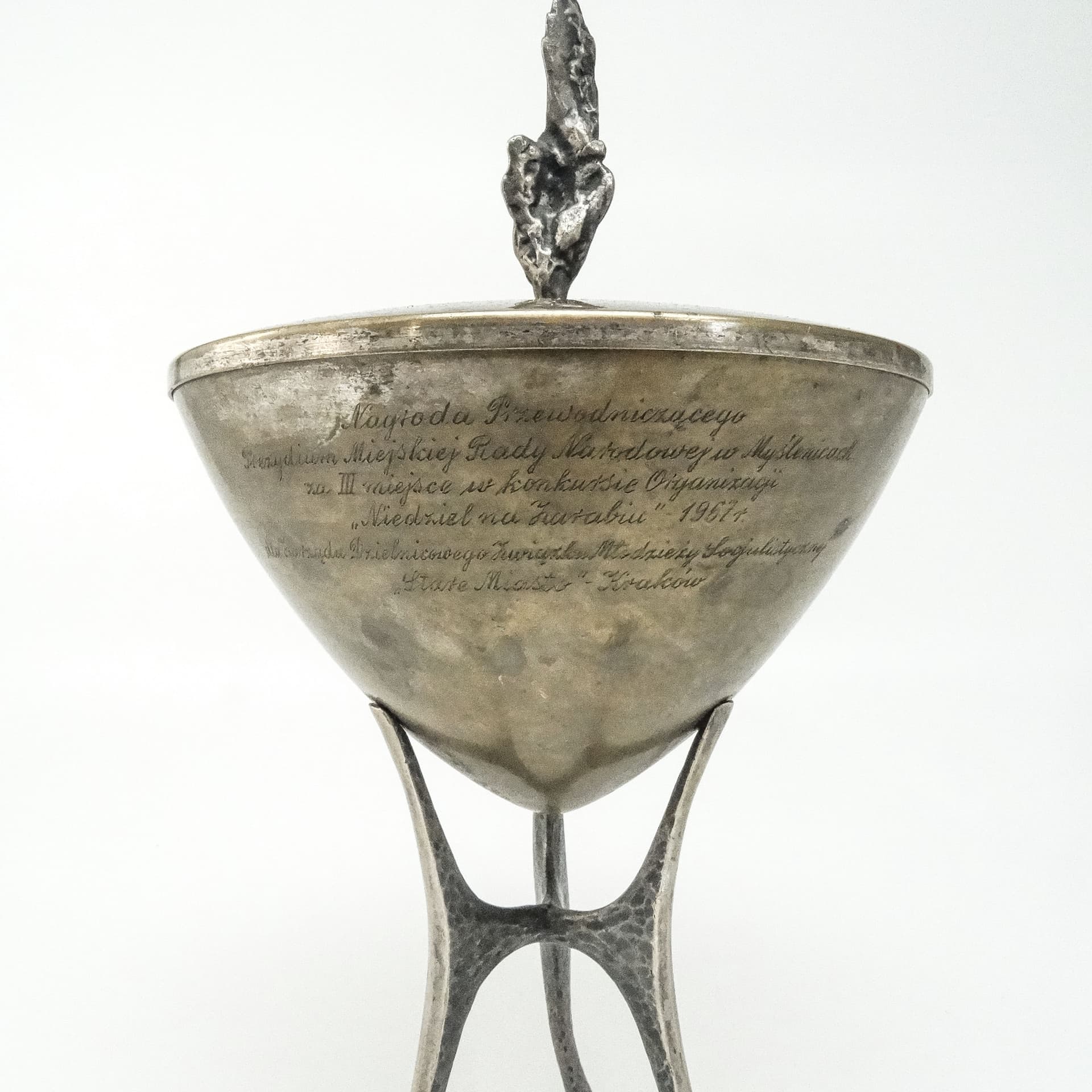 Puchar modernizm, mosiądz, Polska, lata 60. - 186045