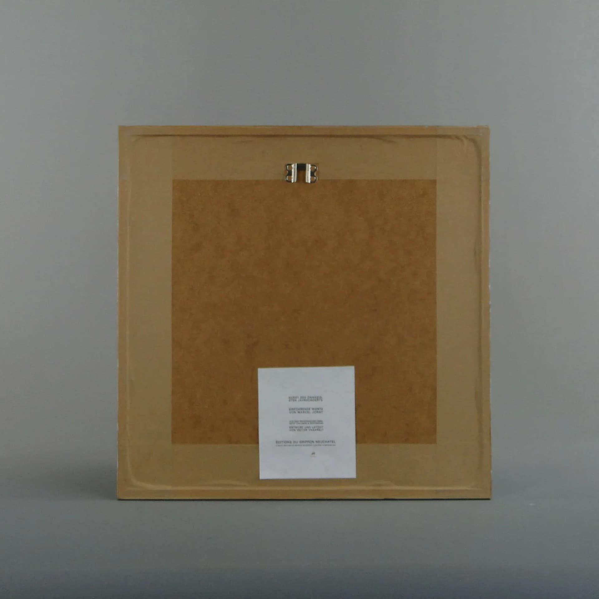 Grafika op-art, czarno-biała, papier, proj. V. Vasarely, Francja, lata 70. - 13063