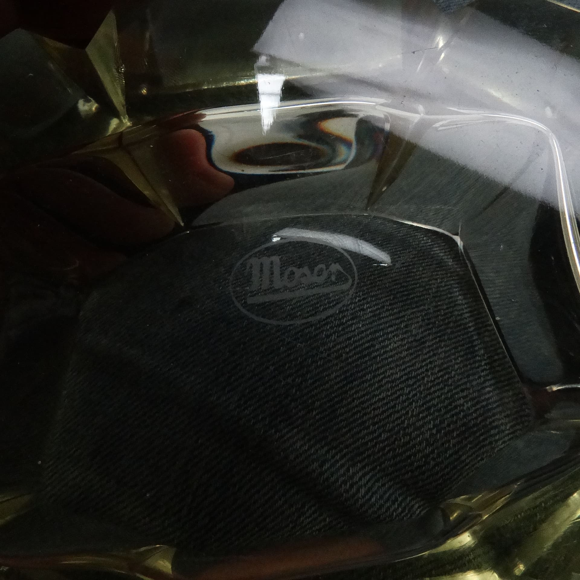 Bomboniera Art Deco, kryształ, Moser, Czechosłowacja, lata 30. - 186062