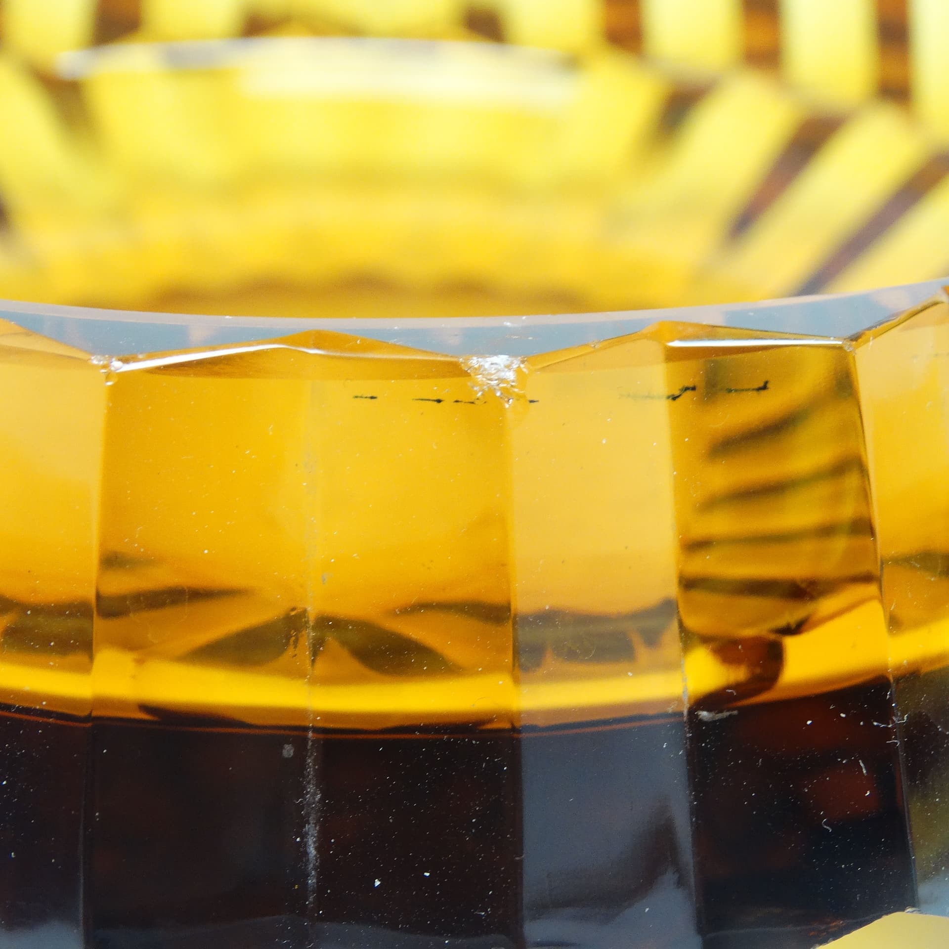 Art Deco bonbonniere, crystal, Moser, Czechoslovakia, 1930s. - 186124