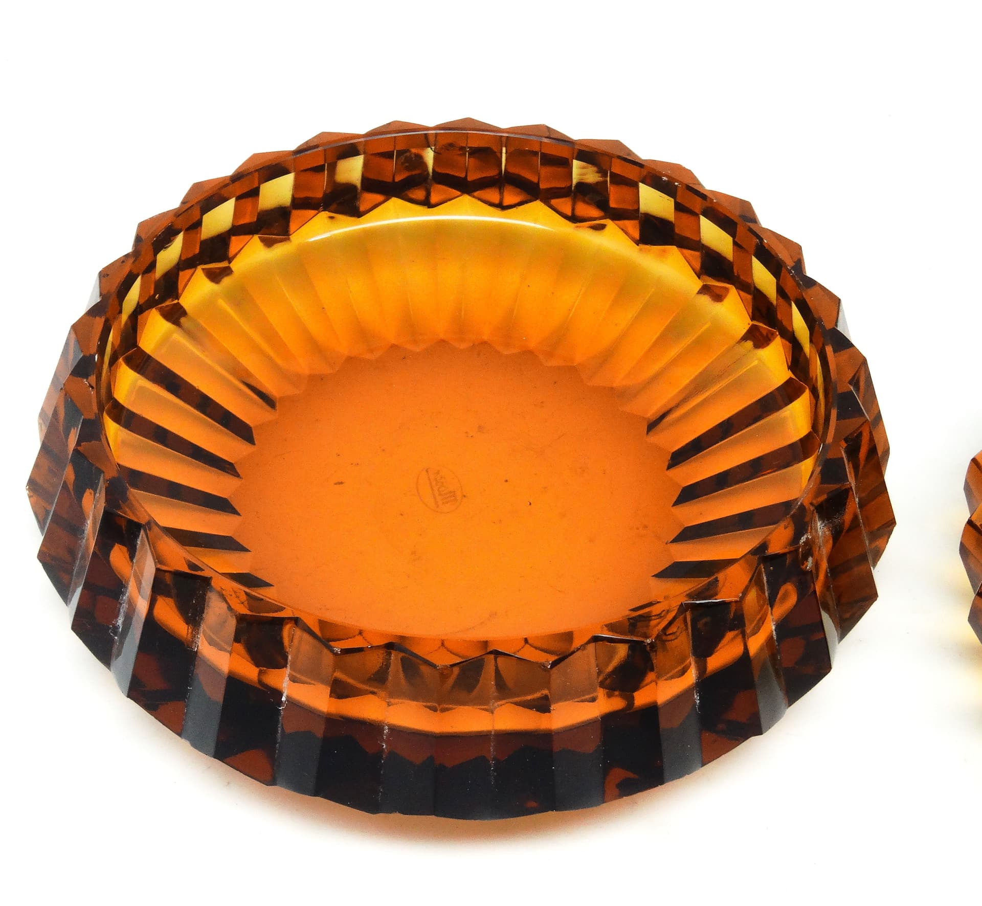 Art Deco bonbonniere, crystal, Moser, Czechoslovakia, 1930s. - 186123