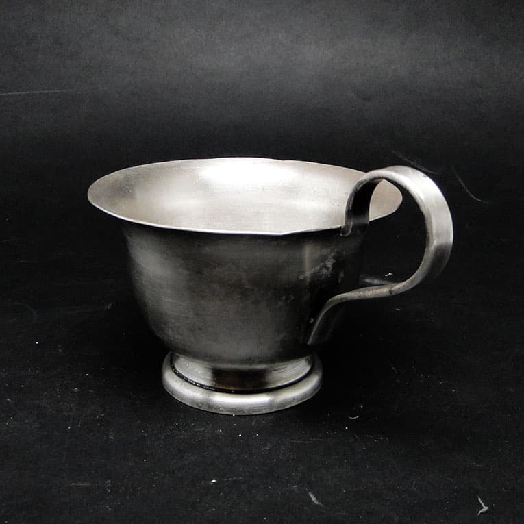 Bulionówka Art Deco, mosiądz srebrzony, Polska, lata 50. - 186263