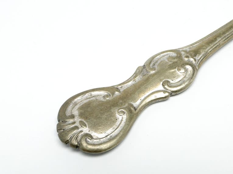 Chochla do sosów, neorokoko, mosiądz srebrzony, Niemcy, początek XX w. - 186291