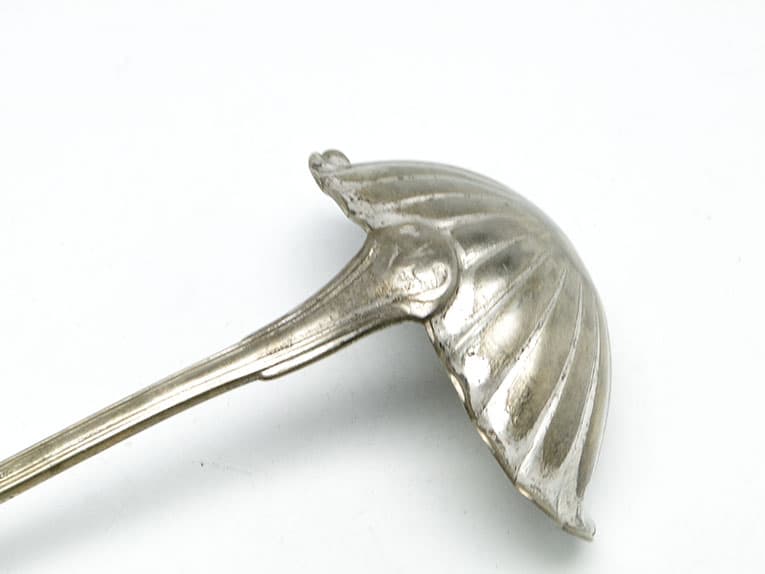 Chochla do sosów, neorokoko, mosiądz srebrzony, Niemcy, początek XX w. - 186296