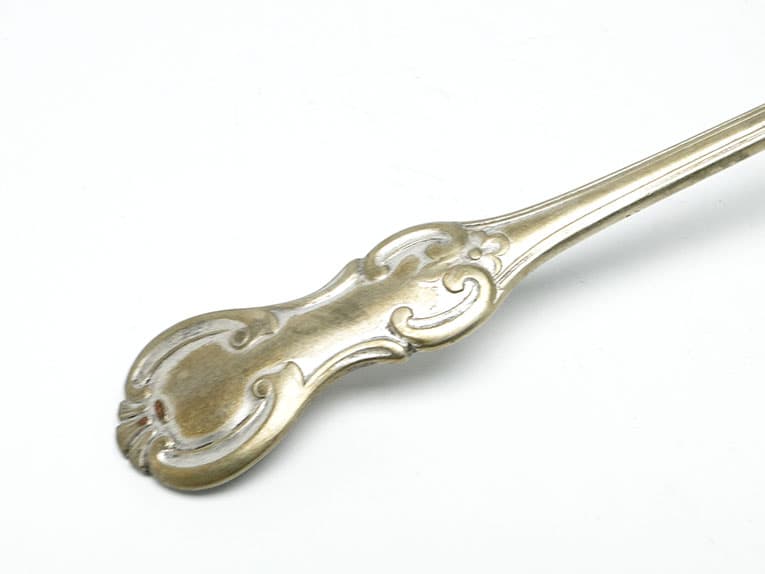 Chochla do sosów, neorokoko, mosiądz srebrzony, Niemcy, początek XX w. - 186297