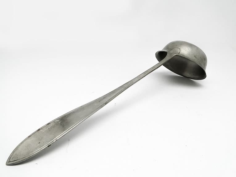 Chochla do zupy Classic, mosiądz srebrzony, Niemcy, początek XX w. - 186311