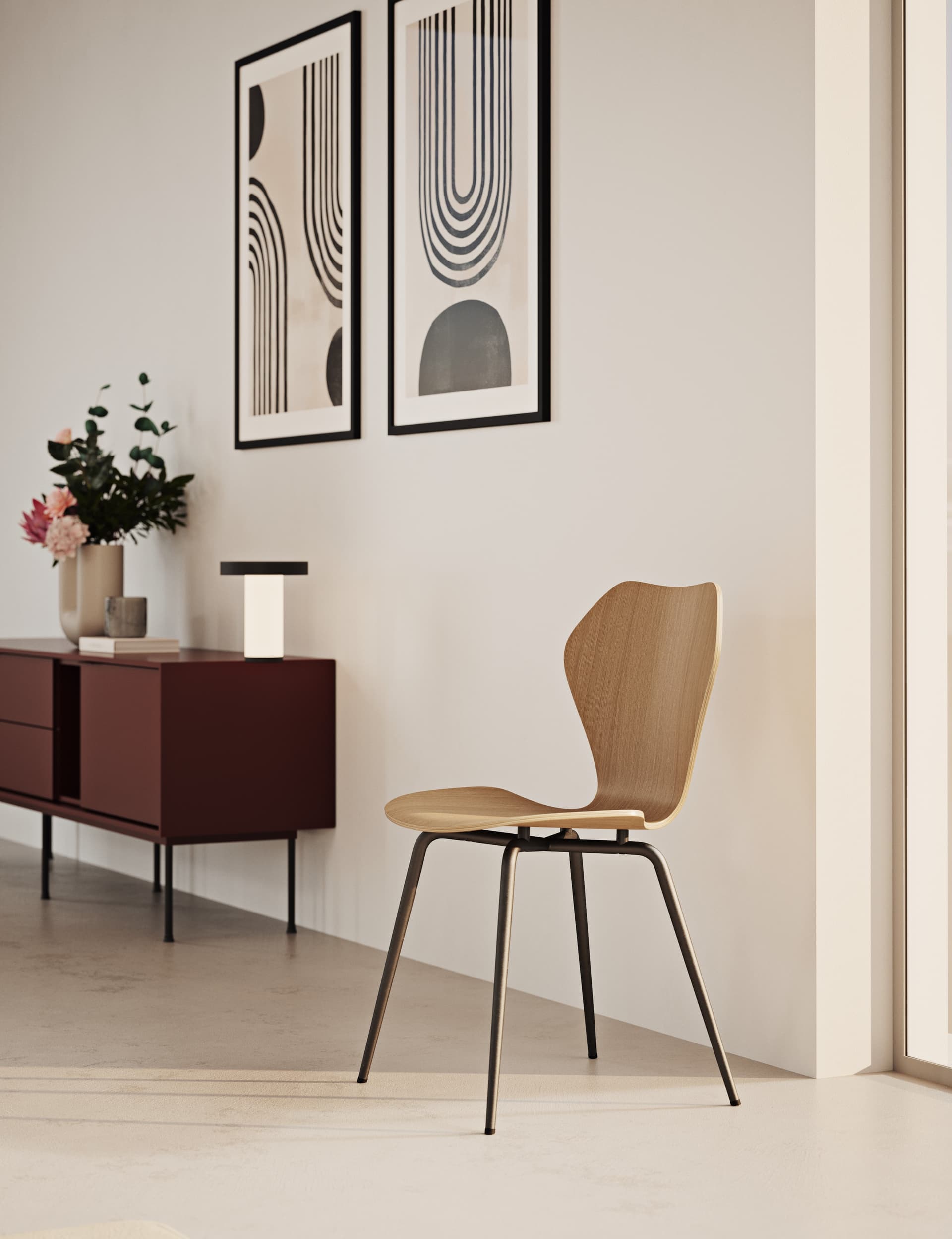 Krzesło KA237 Classic dąb naturalny, proj. A. Kuczma, VZÓR - 1311