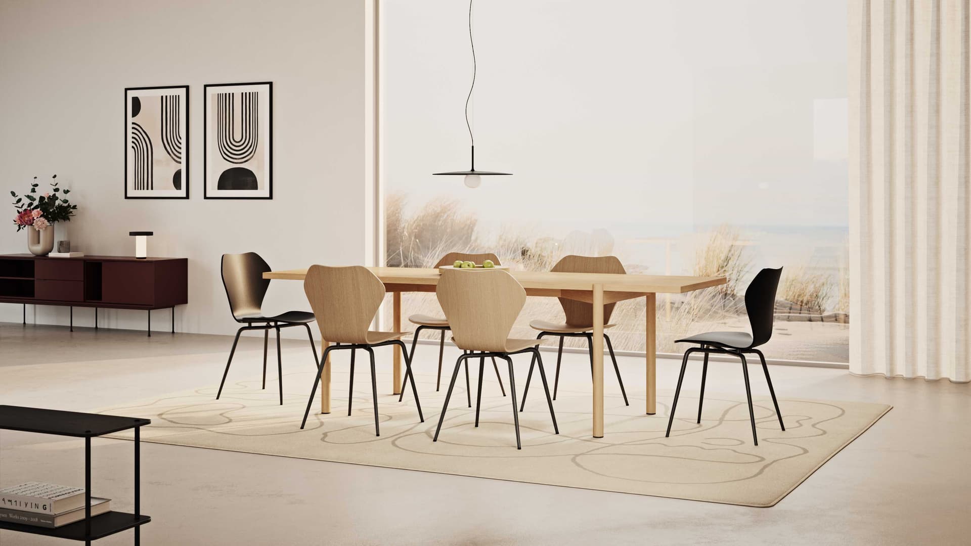 Krzesło KA237 Classic dąb naturalny, proj. A. Kuczma, VZÓR - 1310