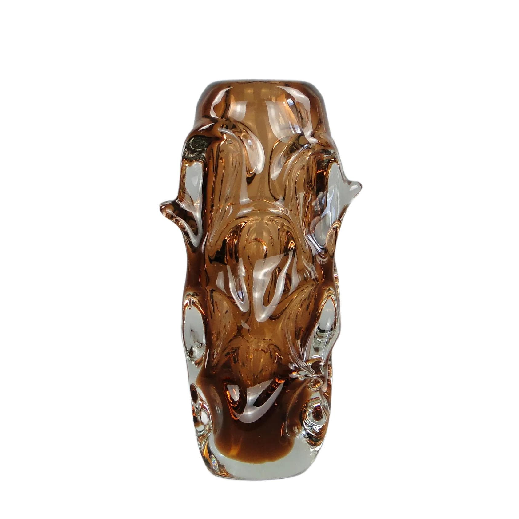 Wazon, szkło wielobarwne, proj. J. Beranek, Czechosłowacja, lata 60.