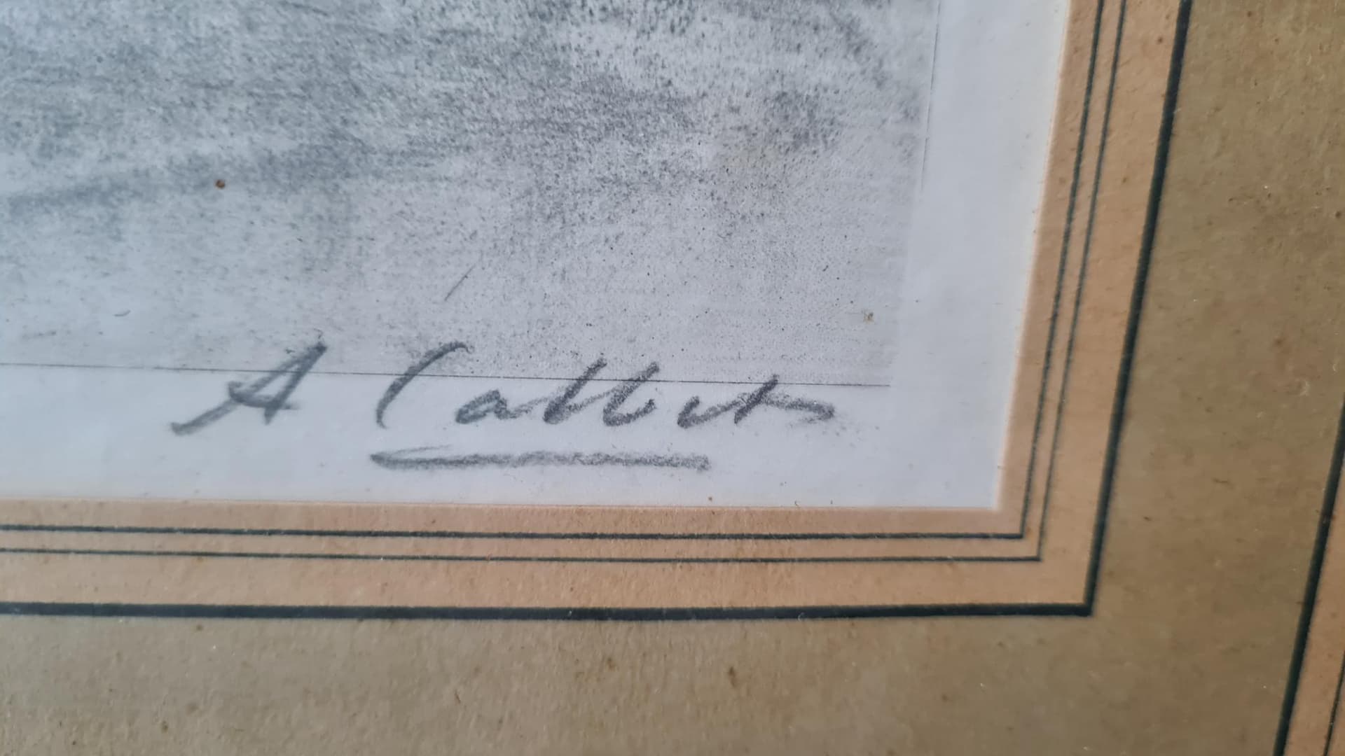 Para grafik Albert Calbet – Francja ok. 1910 | sygnowane | antyki - 186393