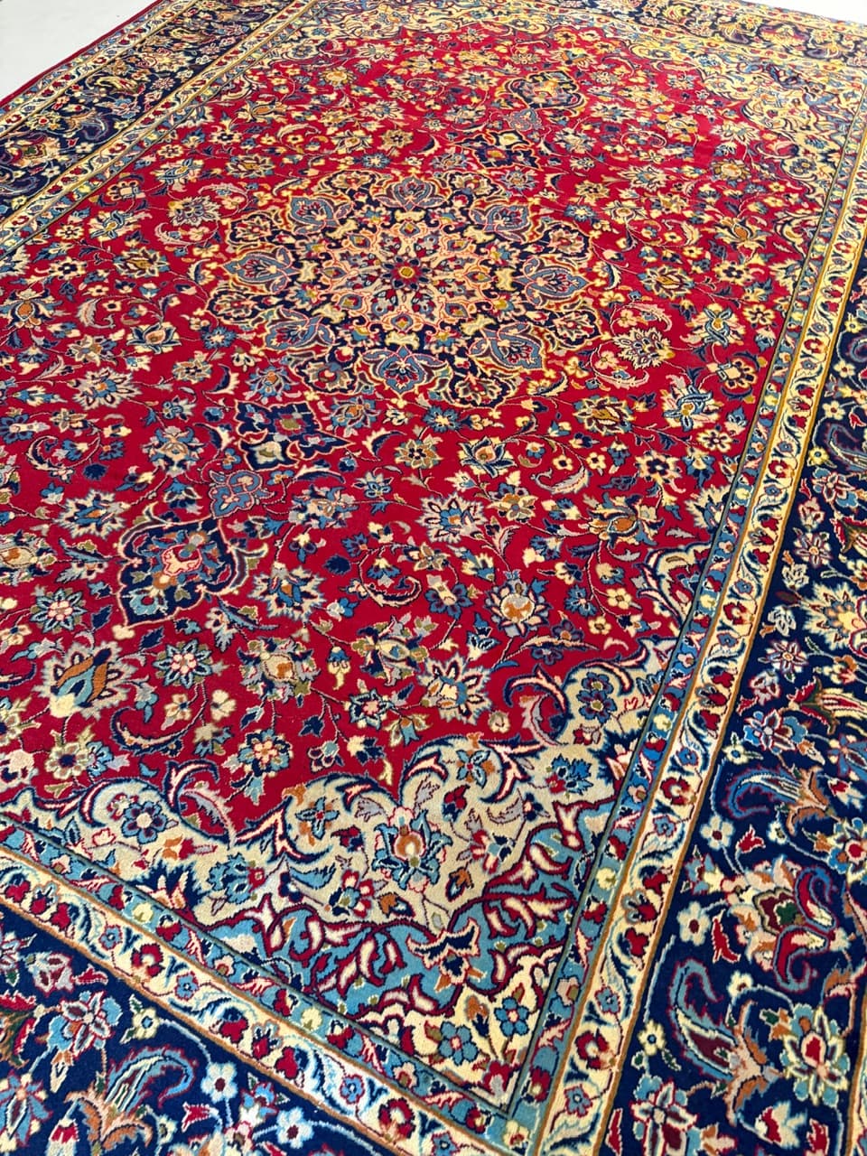 Nowy Dywan Wełniany Kaszmirowy Perski Iran Keshan 395x295 - 186407