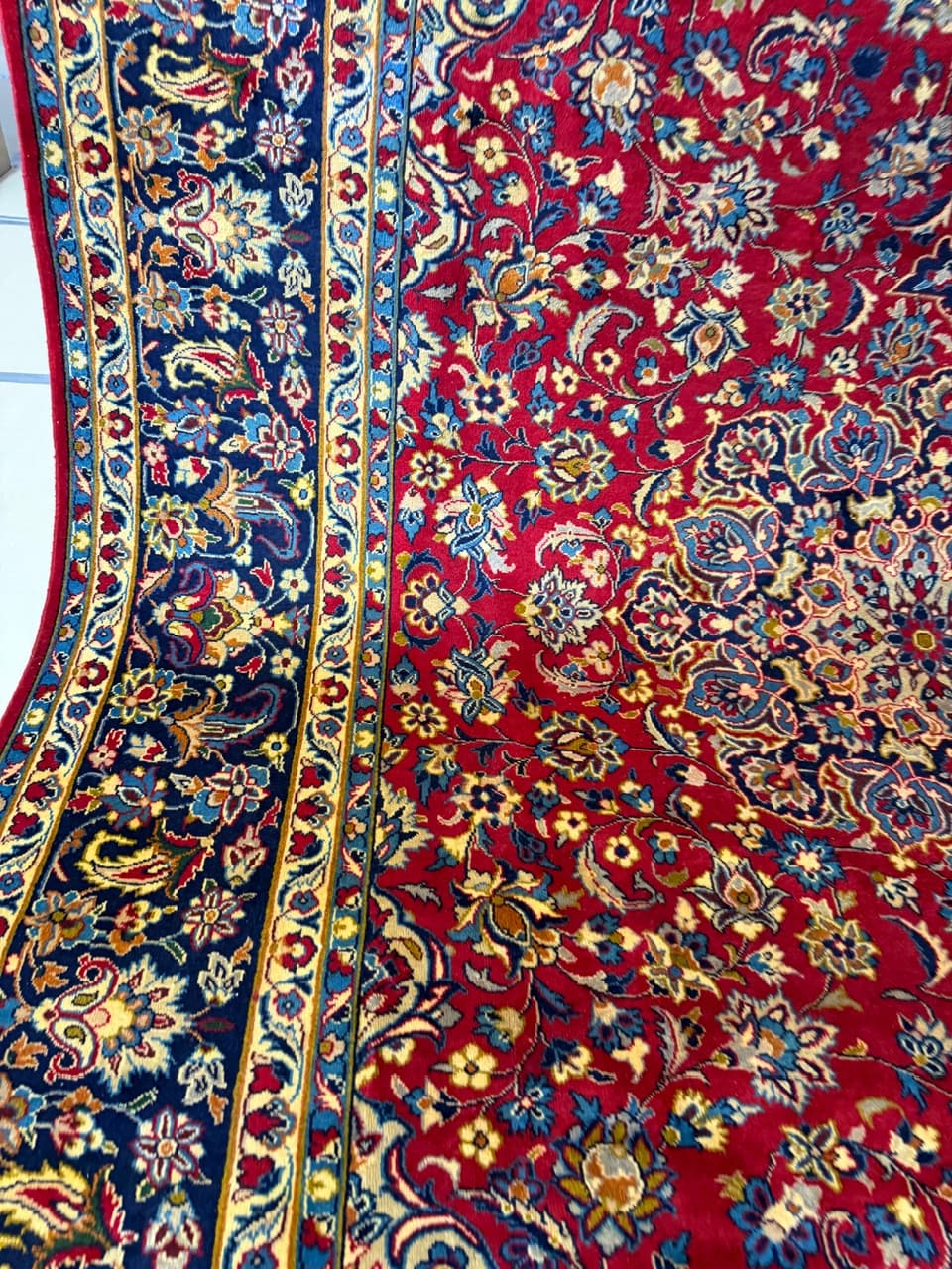 Nowy Dywan Wełniany Kaszmirowy Perski Iran Keshan 395x295 - 186414