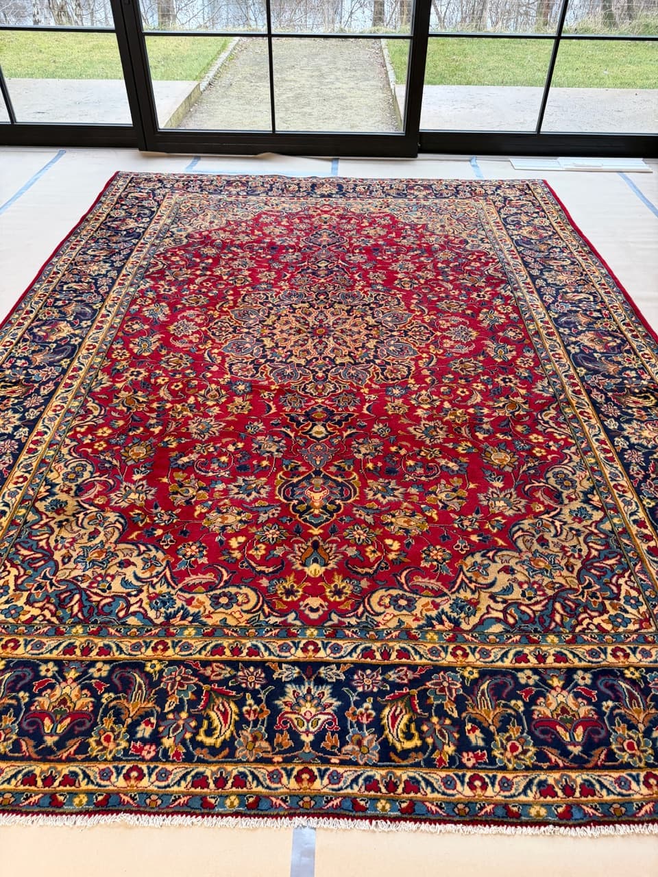 Nowy Dywan Wełniany Kaszmirowy Perski Iran Keshan 395x295 - 186404