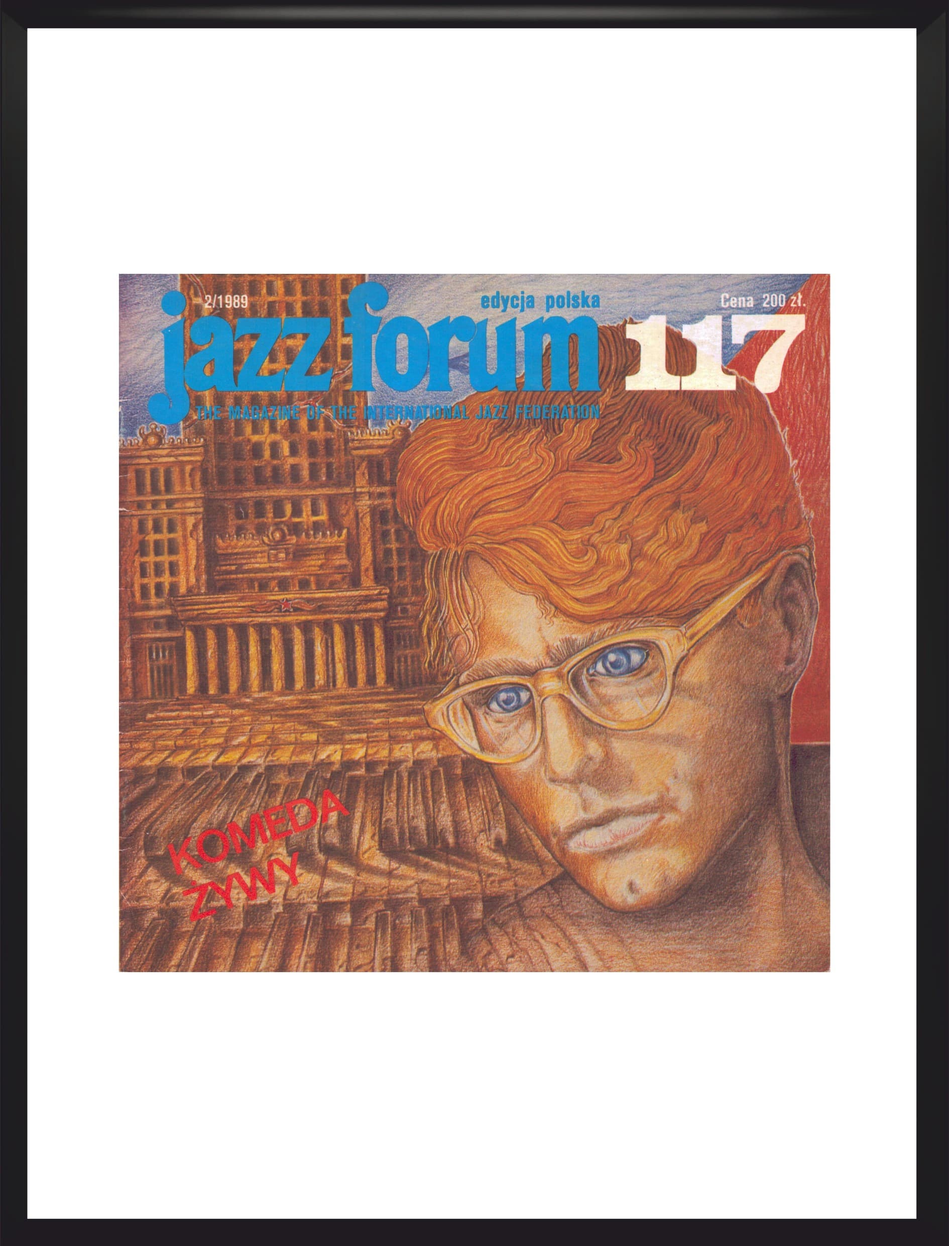 Okładka Jazz Forum, multikolor, aut. T. Lach, Polska, lata 80. - 186422