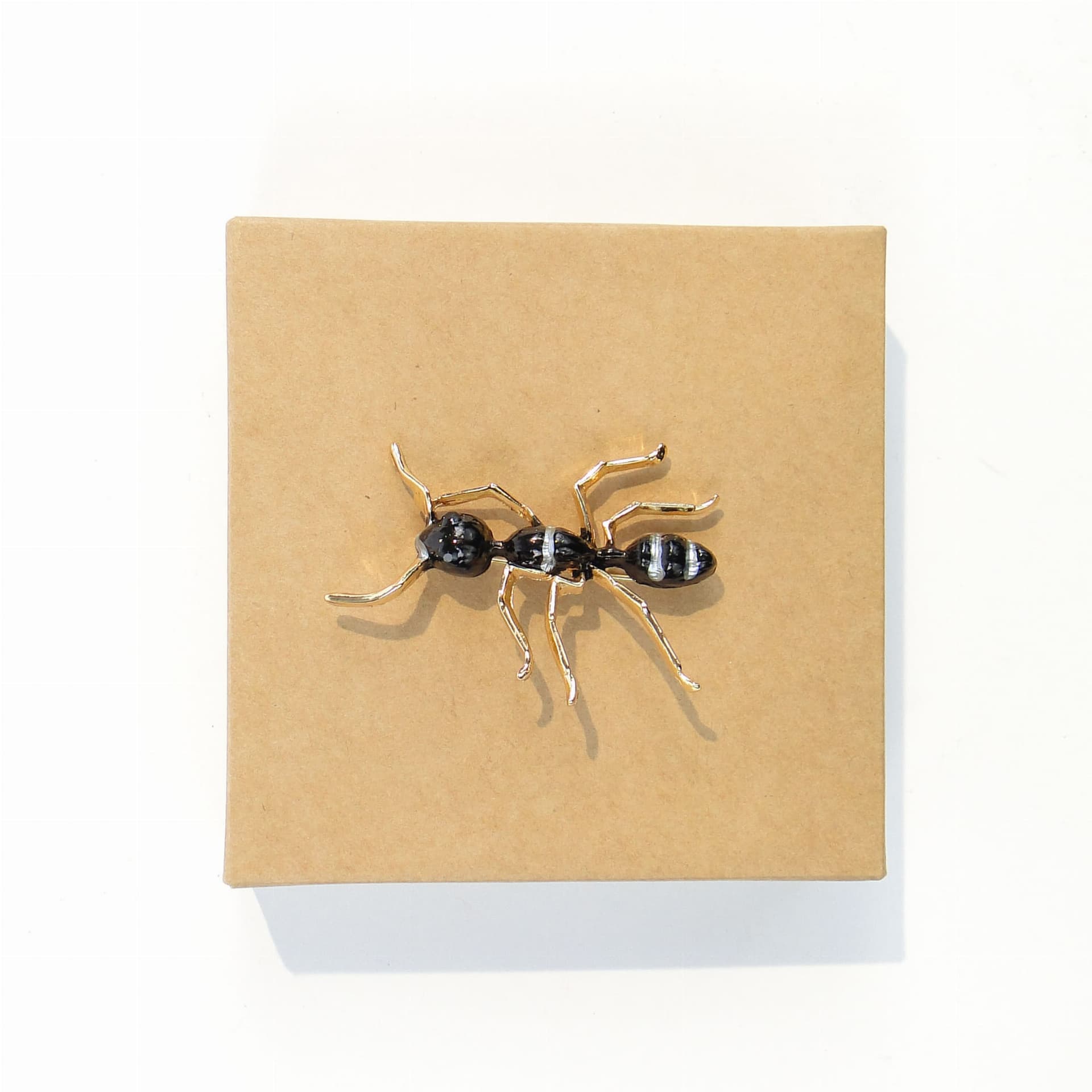 Ant-Shaped Brooch, black, Jablonex, Czech Republic, 1990s