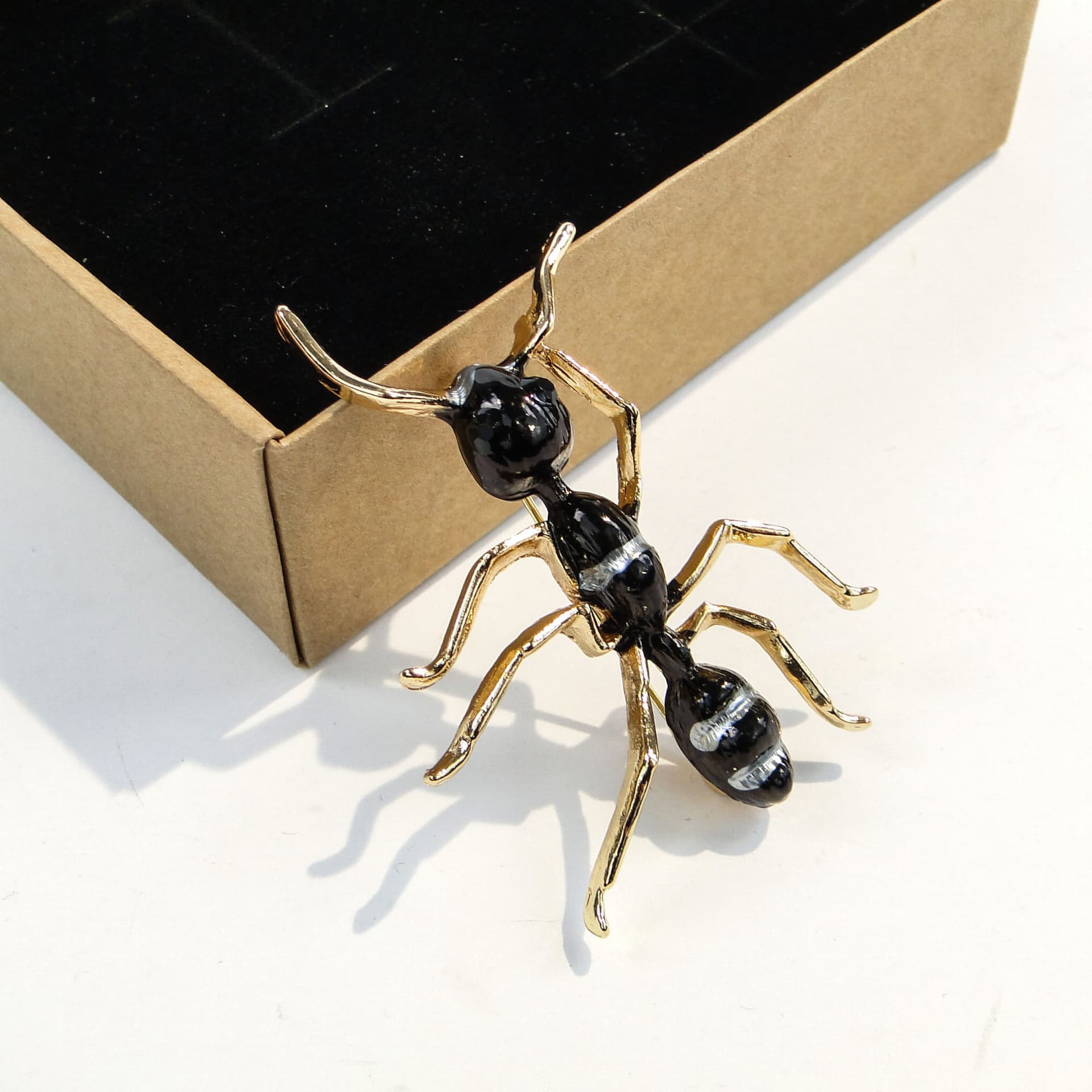 Ant-Shaped Brooch, black, Jablonex, Czech Republic, 1990s - 186430