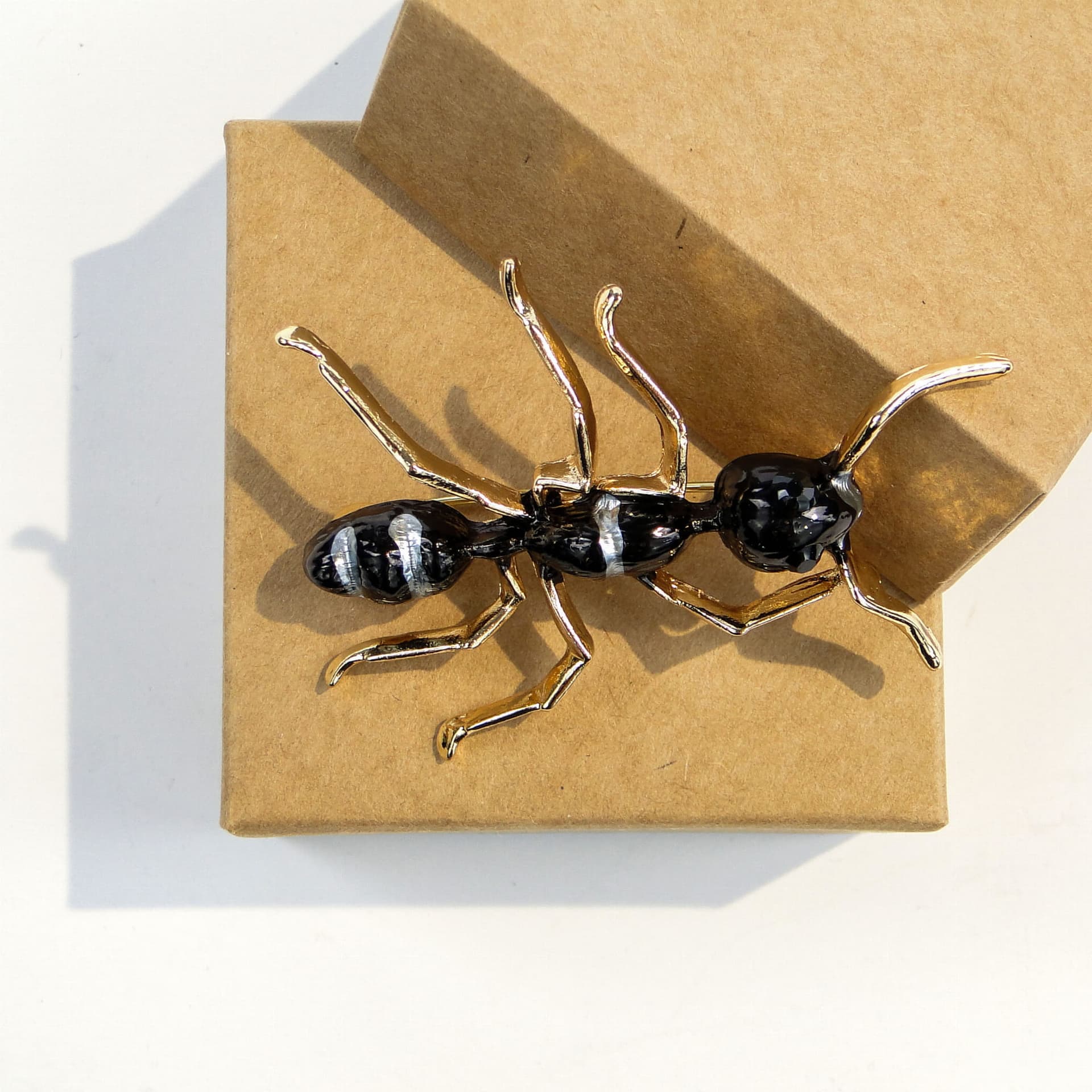 Ant-Shaped Brooch, black, Jablonex, Czech Republic, 1990s - 186429