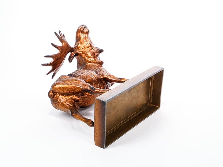 Myśliwska figura gabinetowa, łoś, Warszawa, lata 20-30. - 186448