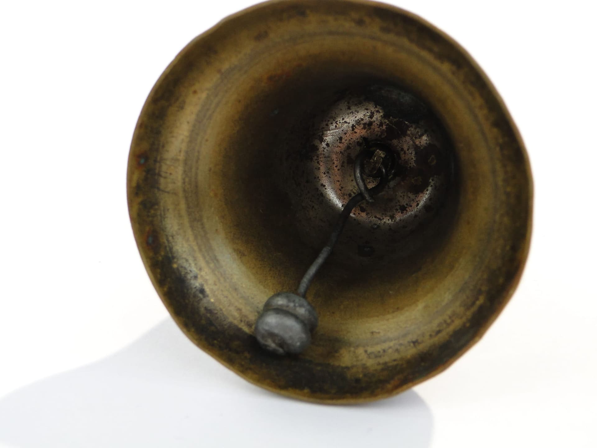 Dzwonek stołowy, brąz ciemny, mosiądz, Polska, XIX w. - 186452