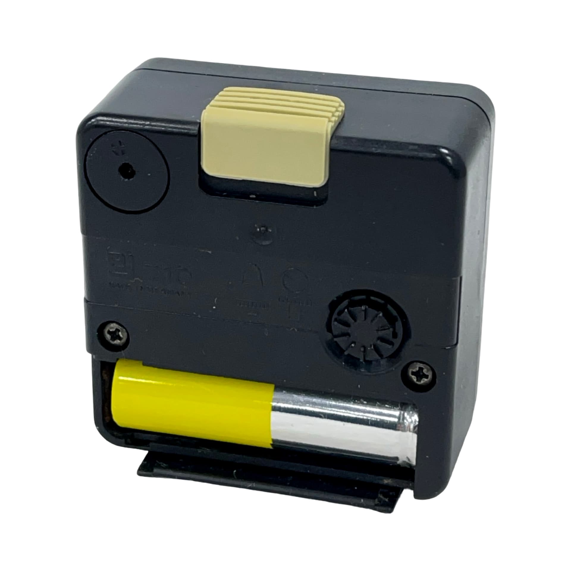 Budzik Repeat, czarny, plastik, Junghans, Niemcy, lata 70. - 186648