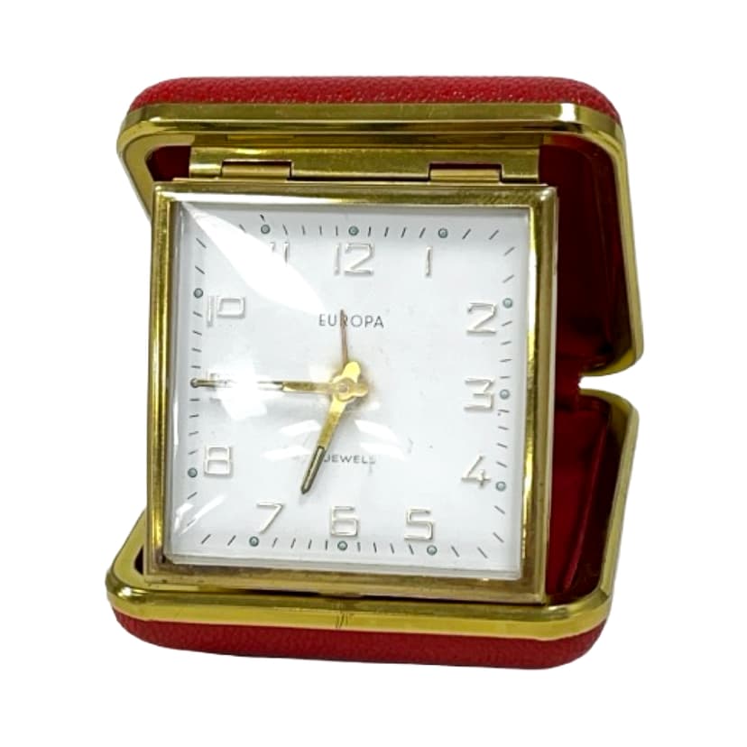 Budzik podróżny, EUROPA, lata 60.