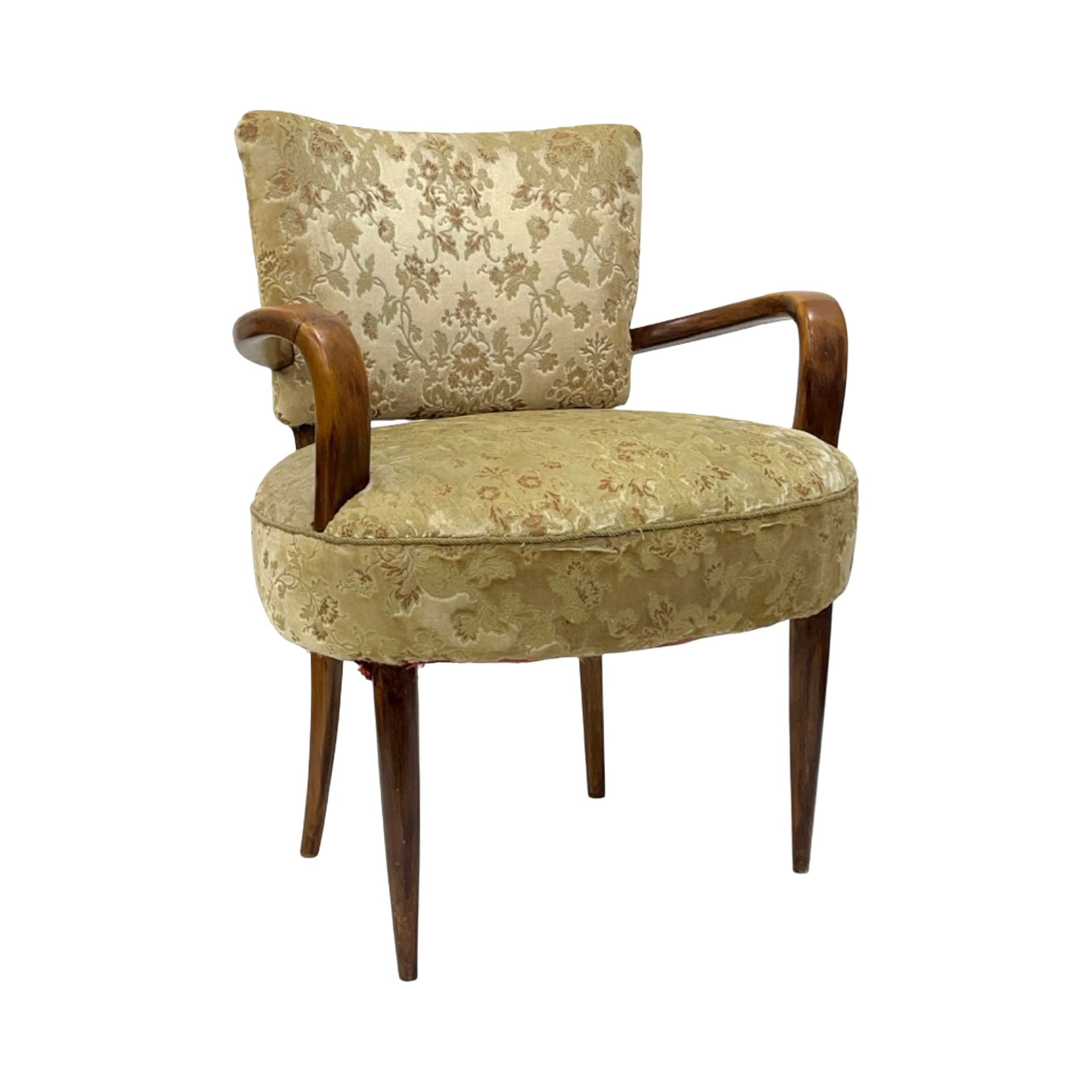 Oryginalny fotel Art Déco, proj. J. Leleu, Francja, lata 30. XX wieku - 186717