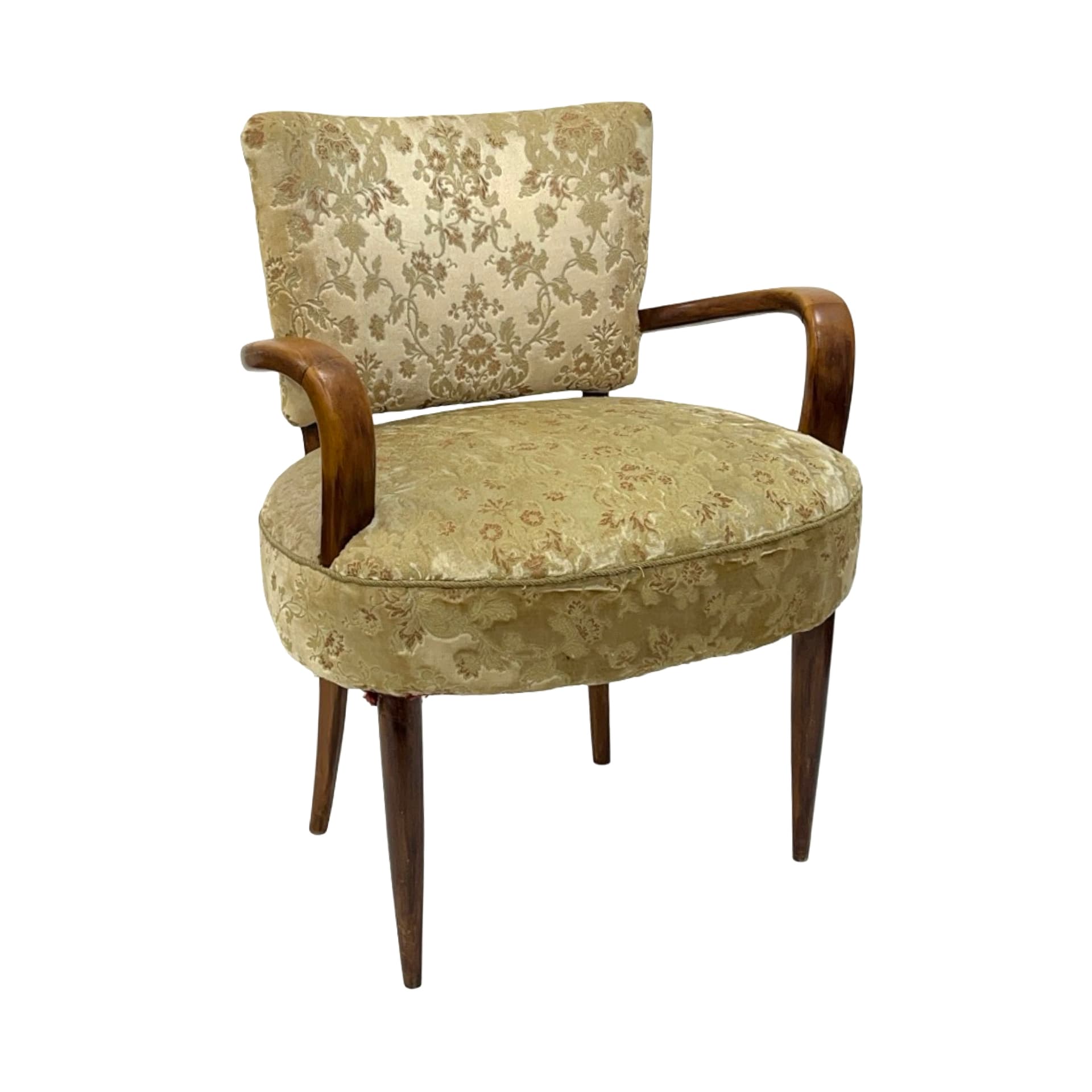 Oryginalny fotel Art Déco, proj. J. Leleu, Francja, lata 30. XX wieku - 186718