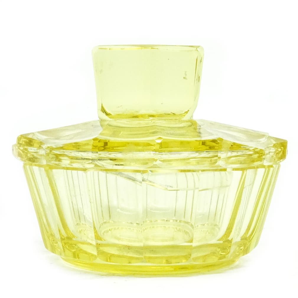 Bomboniera Art Deco, kryształ, Moser, Czechosłowacja, lata 30. - 186820