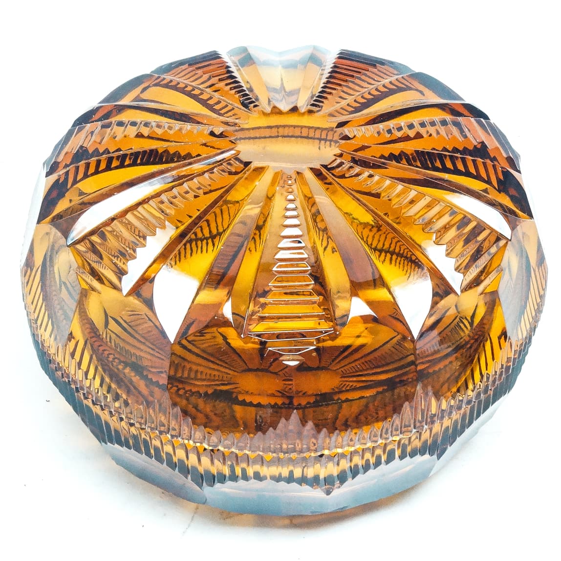 Bomboniera Art Deco, kryształ, Moser, Czechosłowacja, lata 30. - 186845