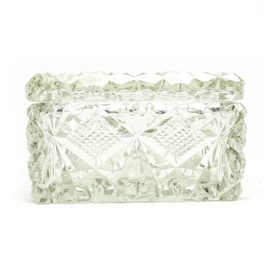 Art Deco bonbonniere, crystal, Sweden, 1930s. - 186944