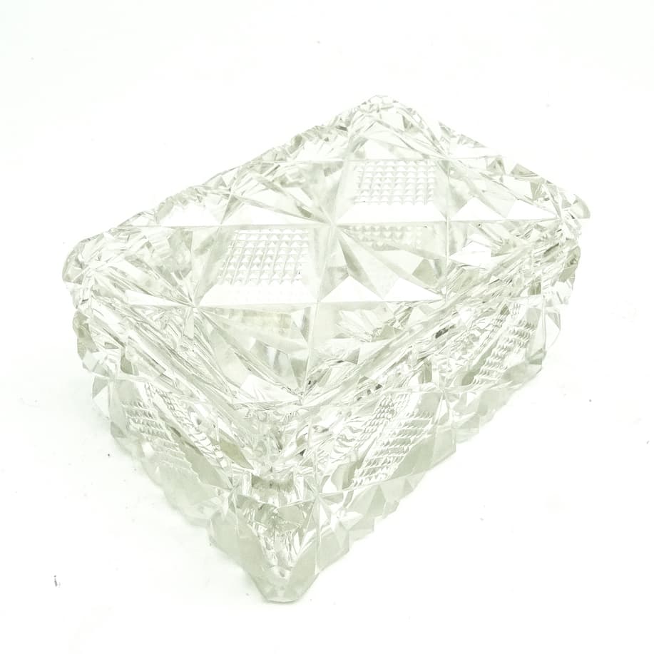 Art Deco bonbonniere, crystal, Sweden, 1930s. - 186943