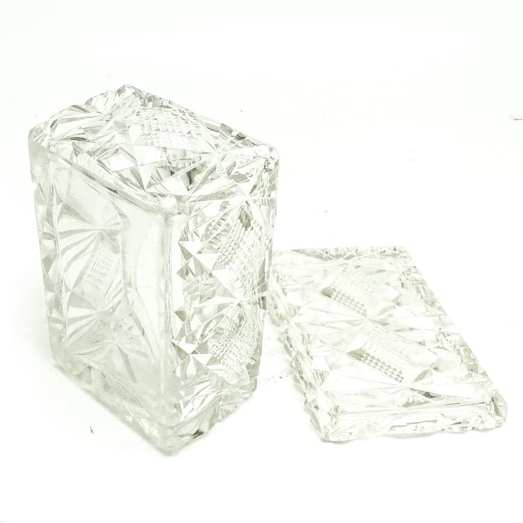 Art Deco bonbonniere, crystal, Sweden, 1930s. - 186949