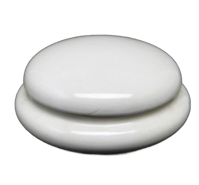 Bomboniera Art Nouveau, ceramika kremowa, Ćmielów, Polska, początek XX w. - WYMIARY