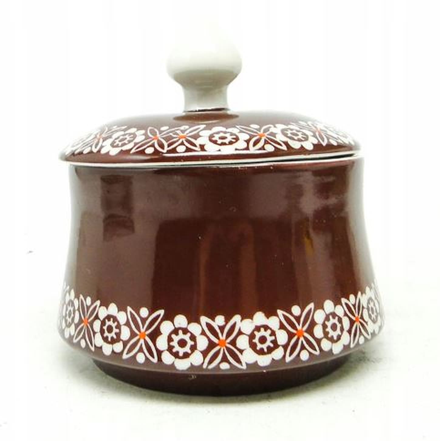 Cukiernica , ceramika bordo, Wałbrzych, Polska, lata 60.