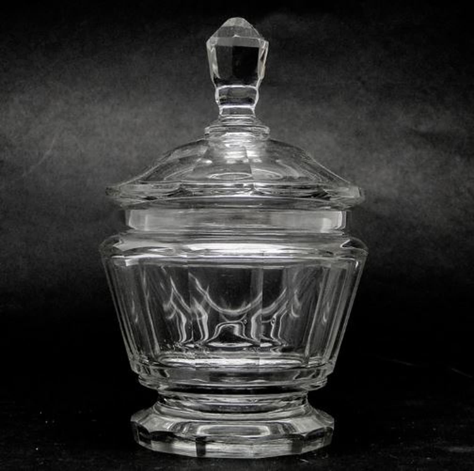 Art Deco bonbonniere, crystal, Moser, Czechoslovakia, 1930s. - 187113