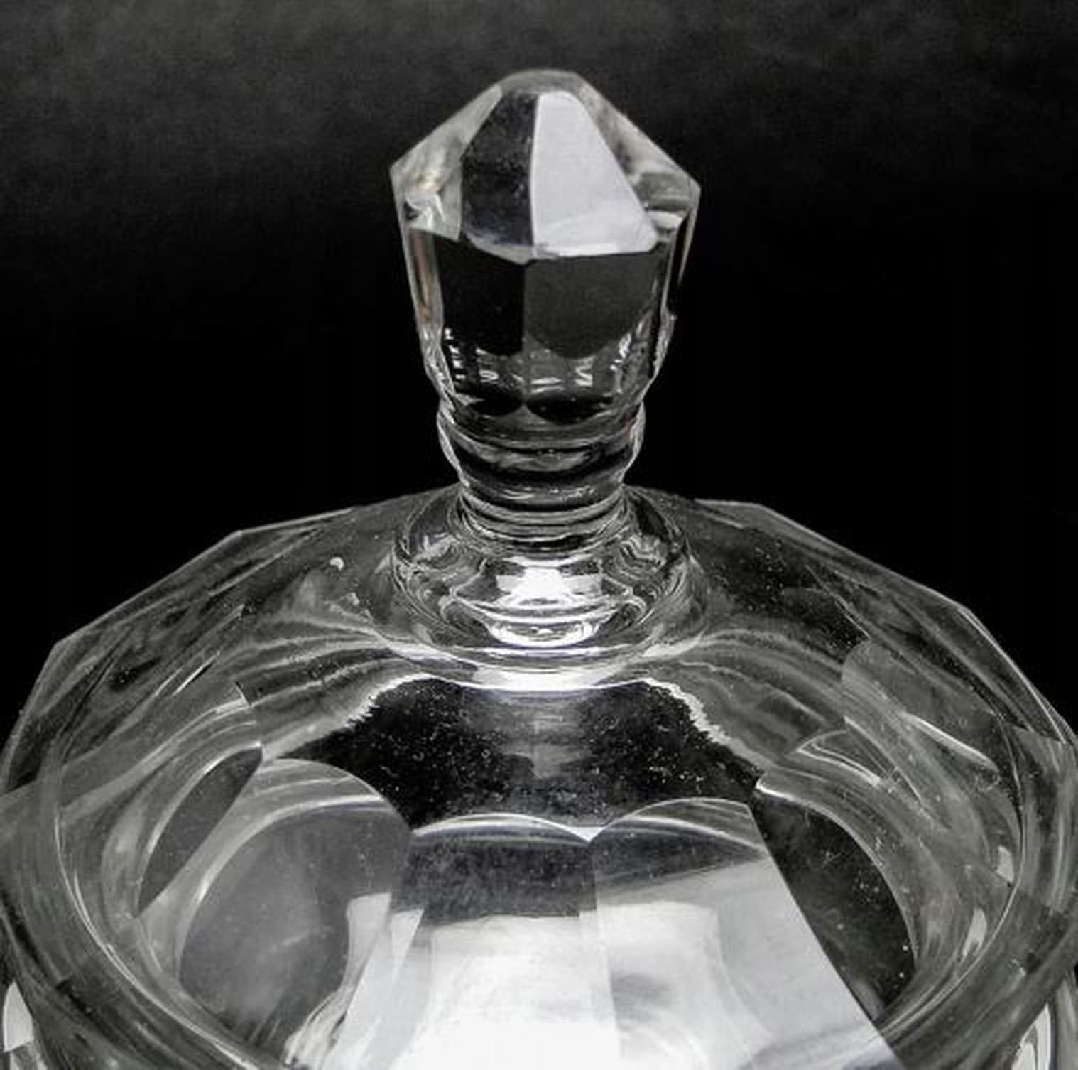 Art Deco bonbonniere, crystal, Moser, Czechoslovakia, 1930s. - 187114