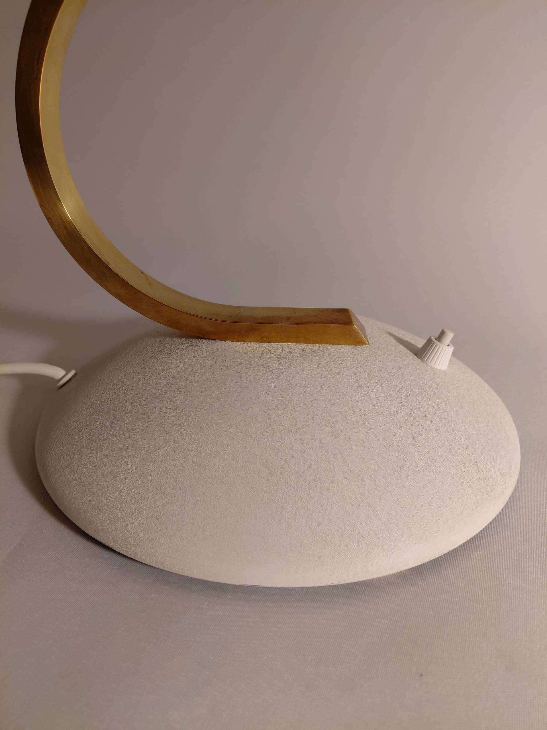 Lampa biurkowa Space Age, biały, metal, Niemcy, lata 60. - 187248