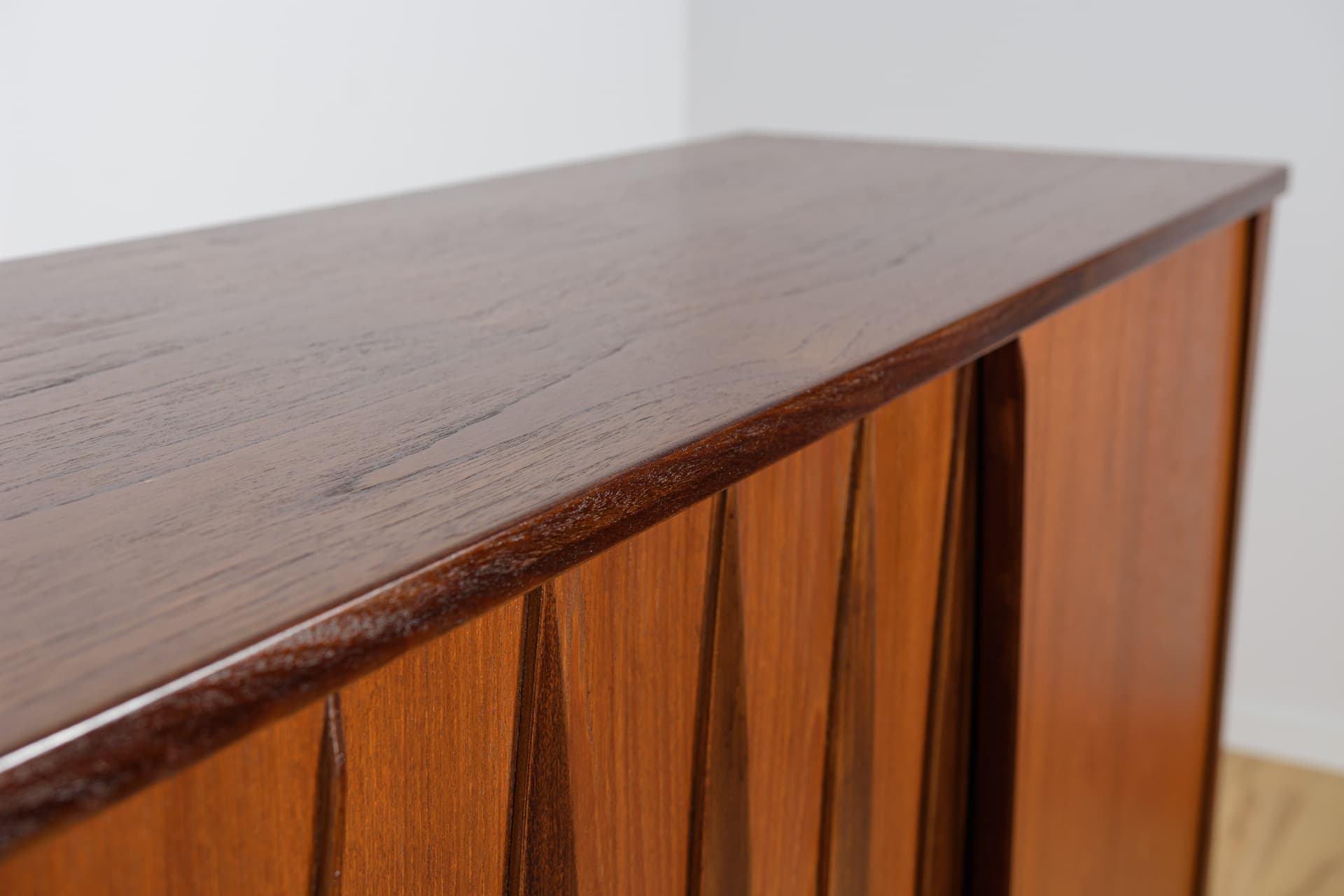 Komoda, teak brązowy jasny, Dania, lata 60. - 187264