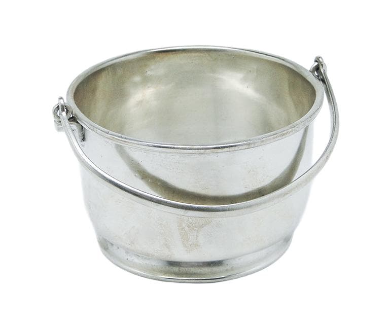 Cukiernica koszyczkowa Industrial, mosiądz srebrzony, Polska, XIX w.