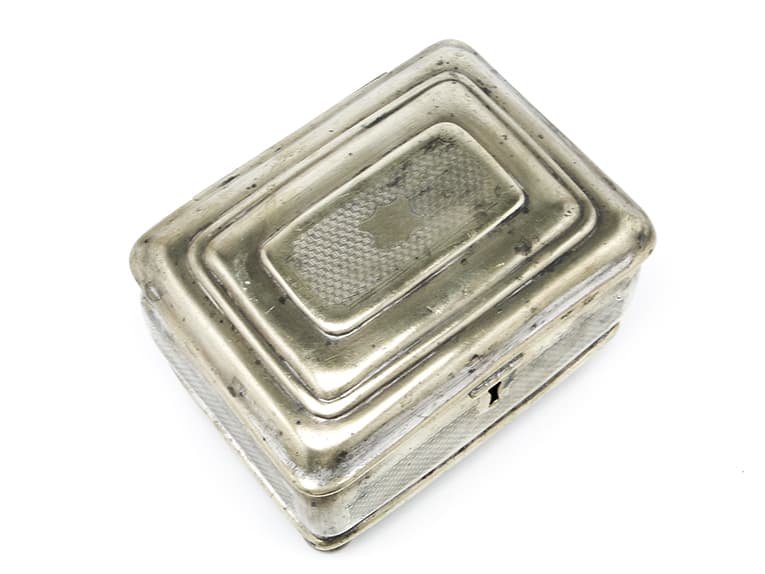 Sugar bowl, Eclecticism, silver-plated brass, Poland, 19th c. - 187303