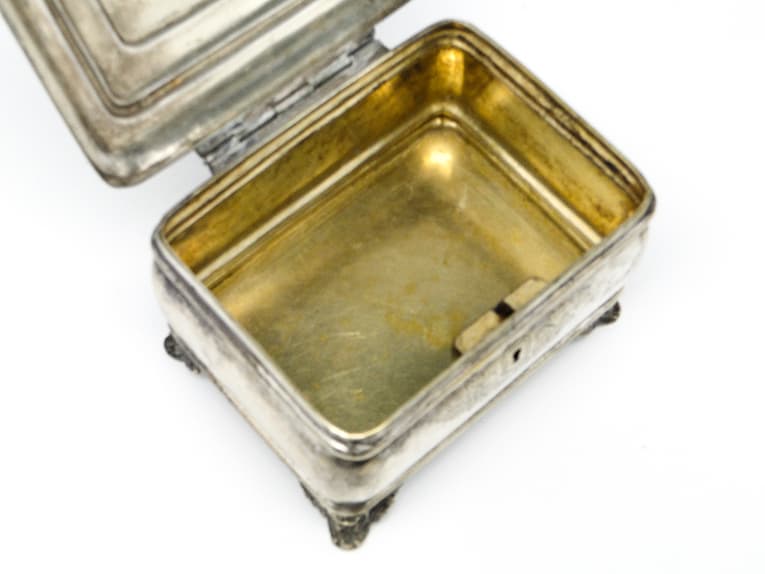 Cukiernica Eklektyzm, mosiądz srebrzony, Polska, XIX w. - 187320