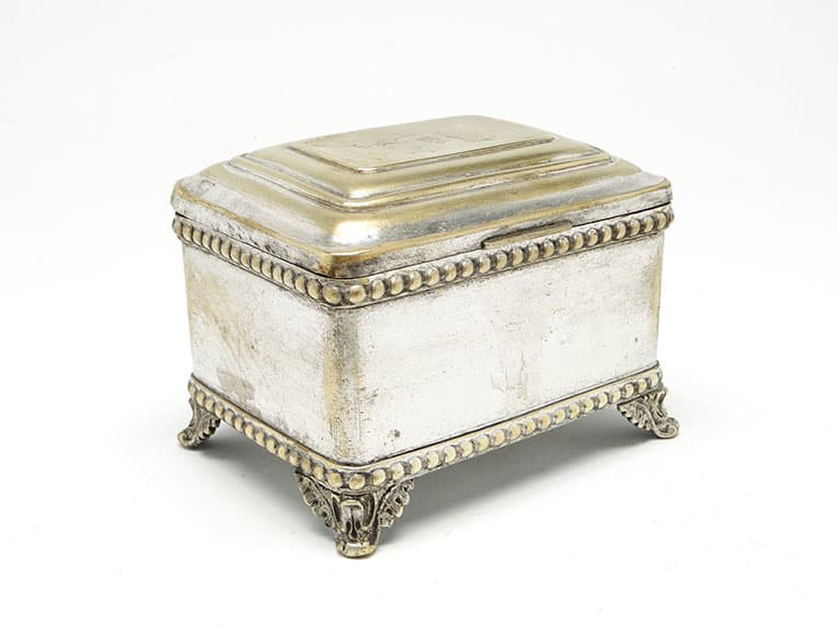 Cukiernica Eklektyzm, mosiądz srebrzony, Bracia Buch, Polska, pocz. XX w. - 187446